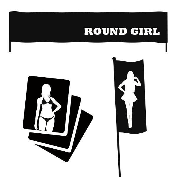 横断幕・のぼり・チラシのガールスポンサー